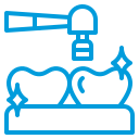 Dental Cleaning Icon Dental Cleaning Icon