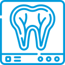 Tooth x-ray Icon Tooth x-ray Icon